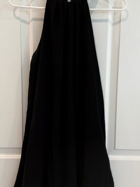 One Clothing Black Embellished Halter Dress Size Small